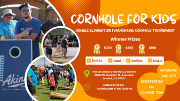 Cornhole for Kids Fundraising Event