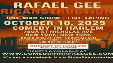 RICANCONSTRUCTION STARTING COMEDIAN RAFAEL GEE