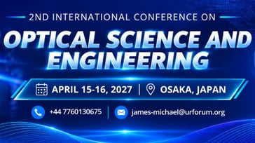 2nd International Conference on Optical Science and Engineering