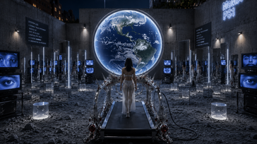 NASA/JPL Installation at NY fashion week