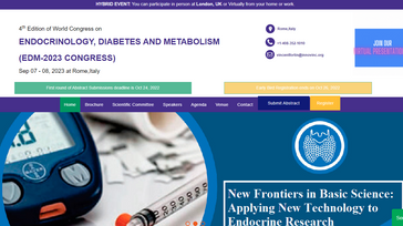4th Edition of World Congress on ENDOCRINOLOGY, DIABETES AND METABOLISM
