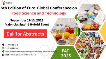 5th Edition of Euro-Global Conference on Food Science and Technology (Scopus Indexed Event)