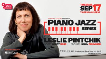 Piano Jazz Series: Leslie Pintchik