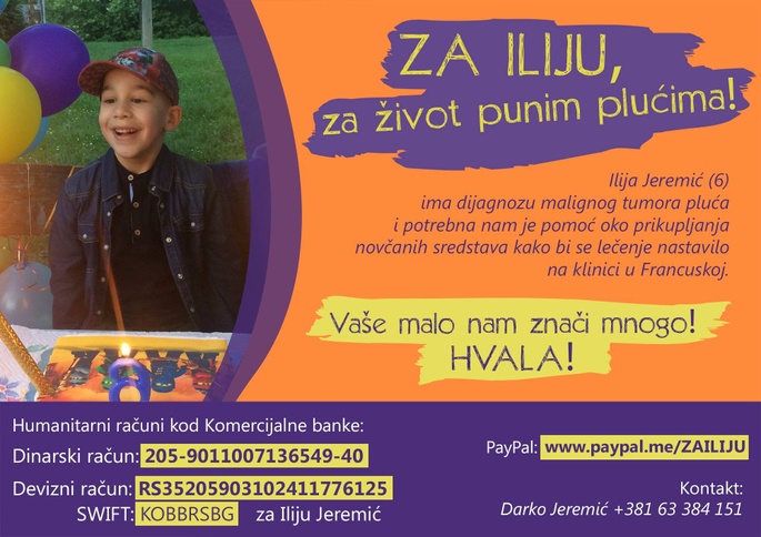 For Ilija, for healthy breath. | Chuffed | Non-profit ...