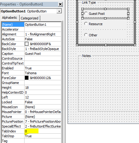 VBA in Excel