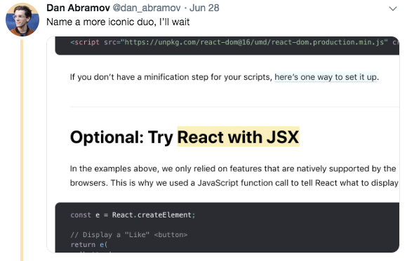 React and JSX