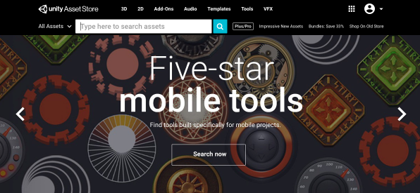 Store for Unity assets