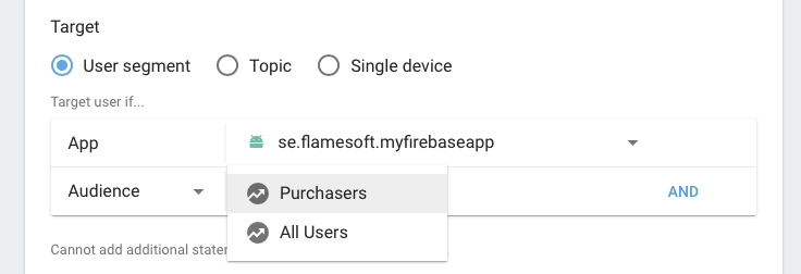 Push Notification Firebase in Android Audience