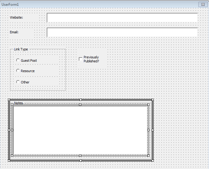 VBA in Excel