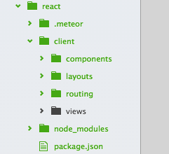 Basic folder structure