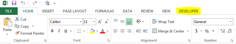 VBA in Excel