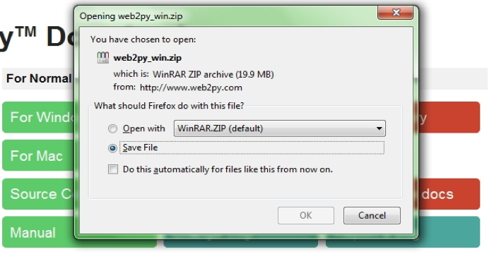 python web2py
