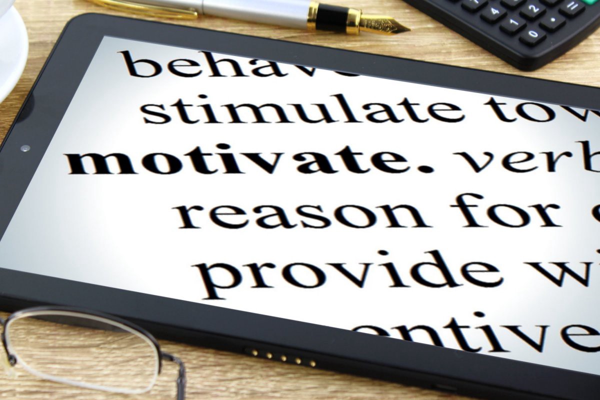 motivate word collage