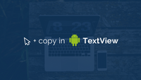 How to select + copy text from Android TextView? 