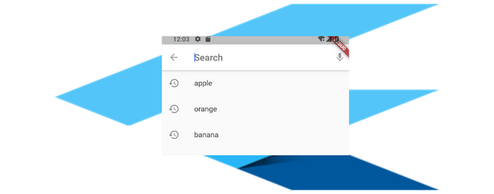Implementing Search action in AppBar
