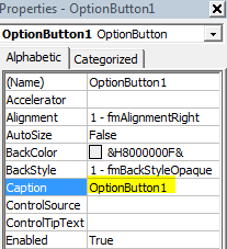 VBA in Excel