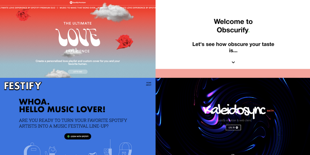 14 apps you can use with your Spotify account: Receiptify, Obscurify, Kaleidosync, and more