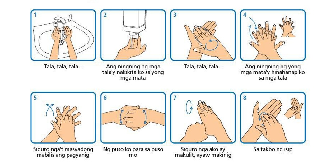 Make your own hand-washing lyric guide with this infographics generator, Wash Your Lyrics