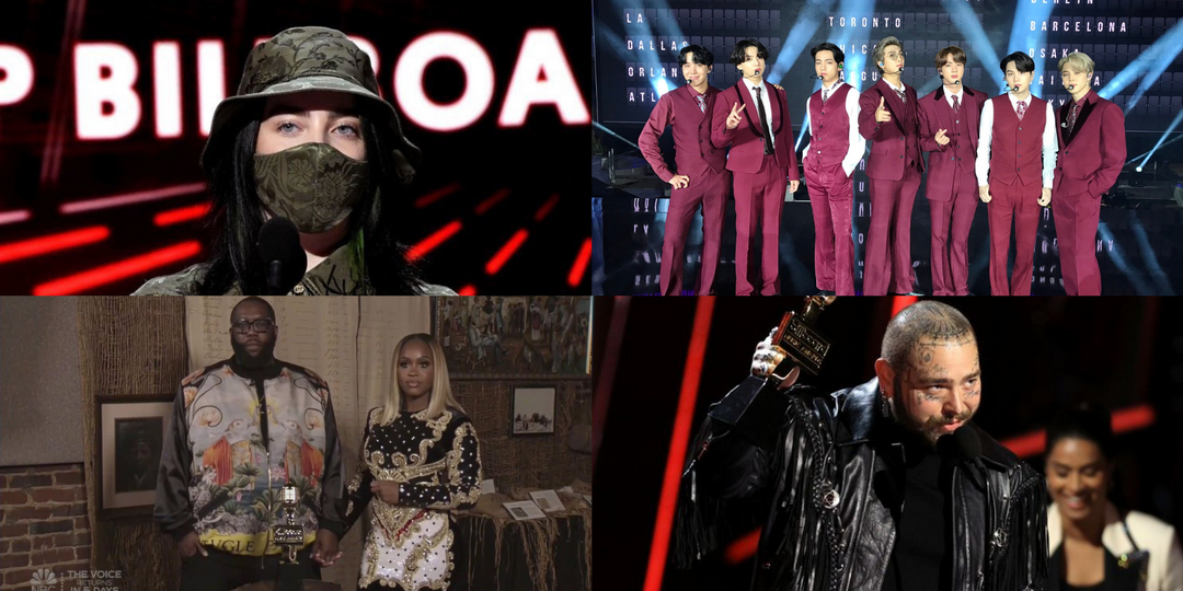 Post Malone, Billie Eilish, BTS, Run the Jewels' Killer Mike, and more win at the 2020 Billboard Music Awards