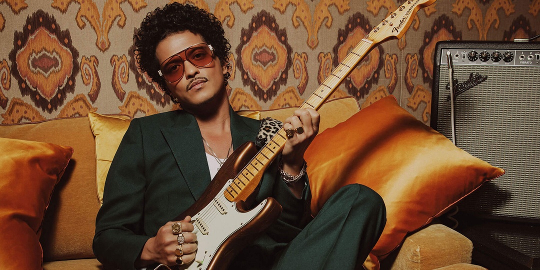 Bruno Mars partners with Fender for limited edition Stratocaster: "A good guitar can bring something out of you that can take you to the finish line"