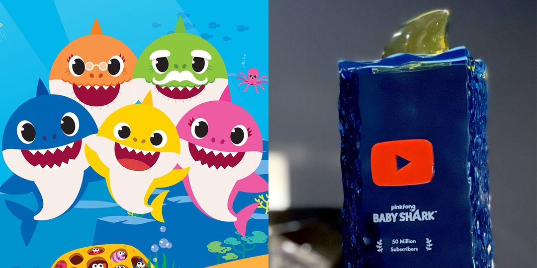 Pinkfong hits 50 million YouTube subscribers, receives adorable Baby Shark-themed Play Button