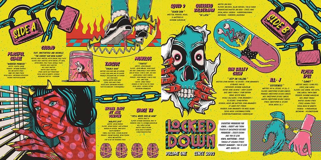 Locked Down Entertainment on first vinyl compilation 'Locked Down Since 2002 Volume One' with Backspacer Records