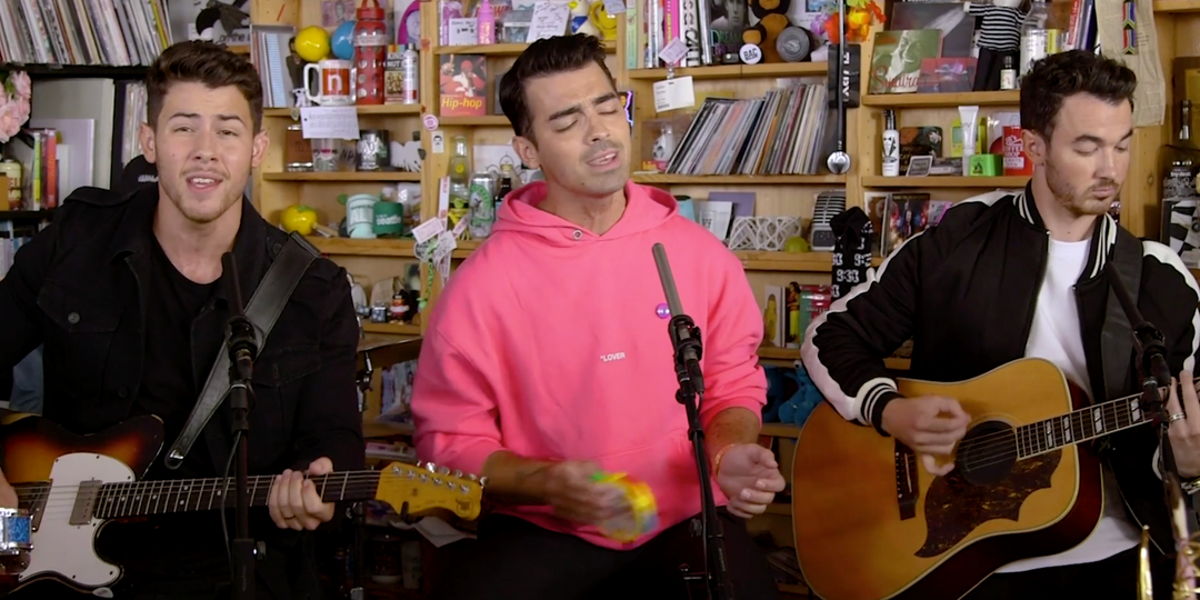 Jonas Brothers performs a playful, refreshing Tiny Desk set 