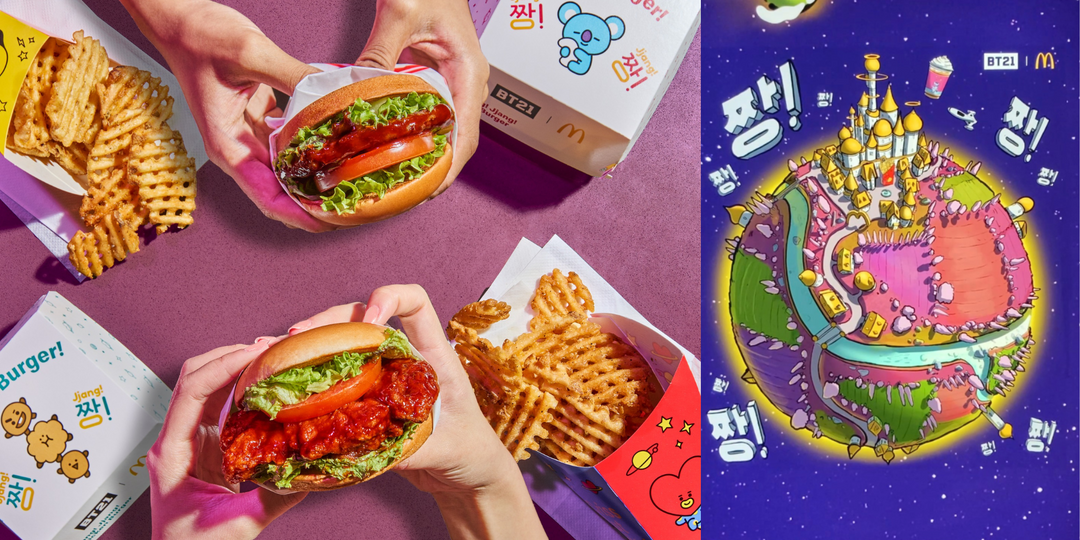 BT21 arrives in McDonald's Singapore