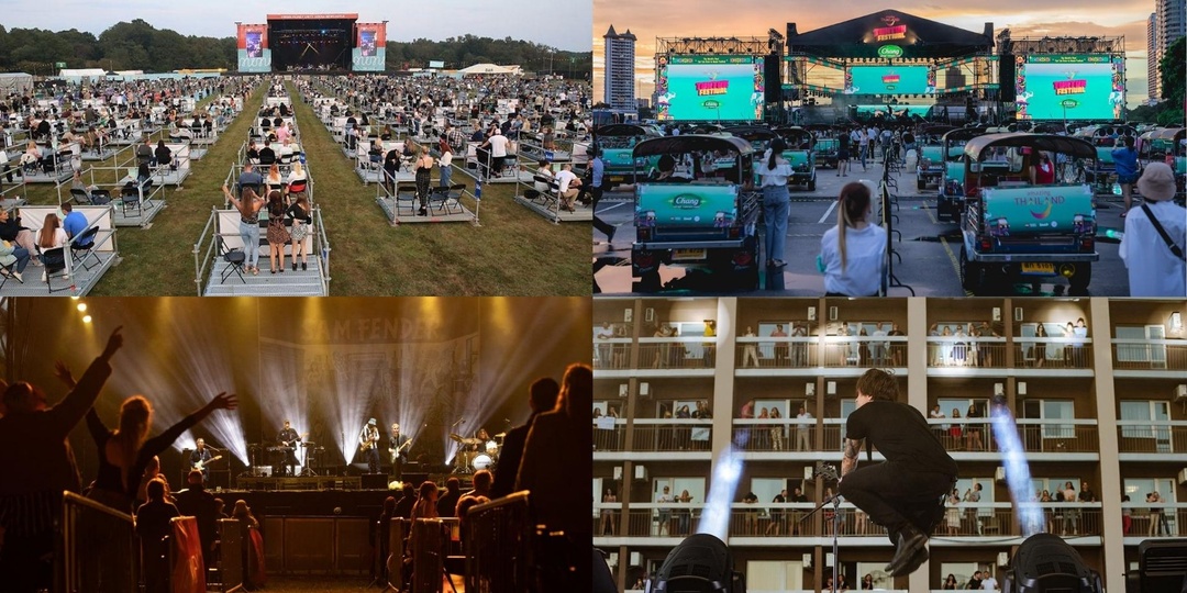 Guide to socially distanced concerts around the world: what the future of music events look like