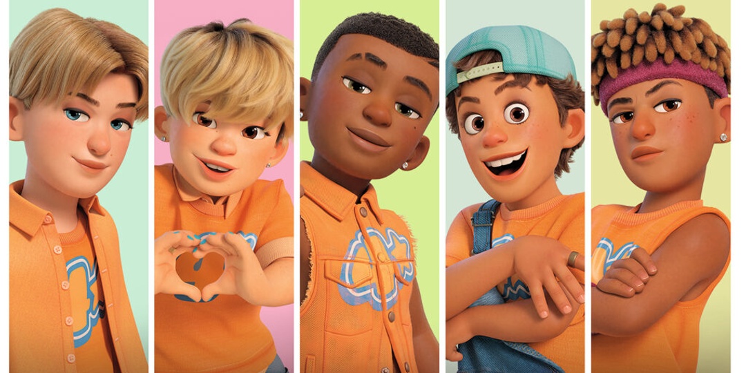 Get to know the members of 4*Town, Disney's first-ever fictional boy band from the film 'Turning Red' 