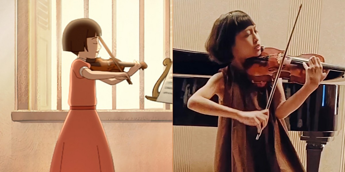 Meet Anastasha Suchin, the inspiring 12-year-old musician behind young Fei in 'The Violinist'