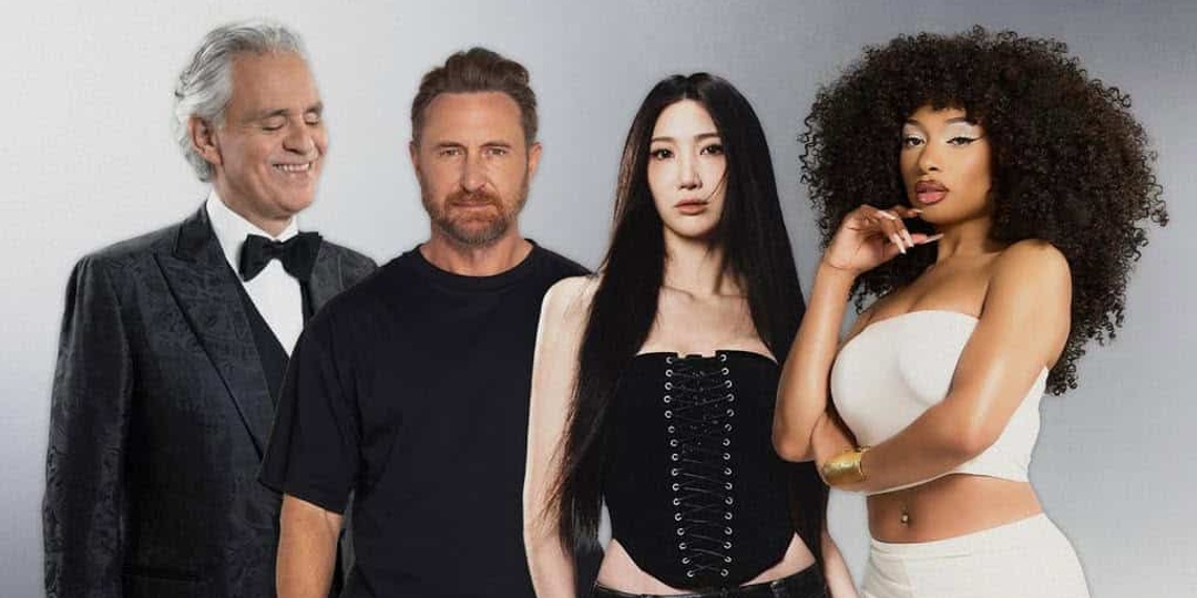 Andrea Bocelli, David Guetta, Megan Thee Stallion & EJAE unveil FIFA World Cup 2026 anthem 'DNA' — listen