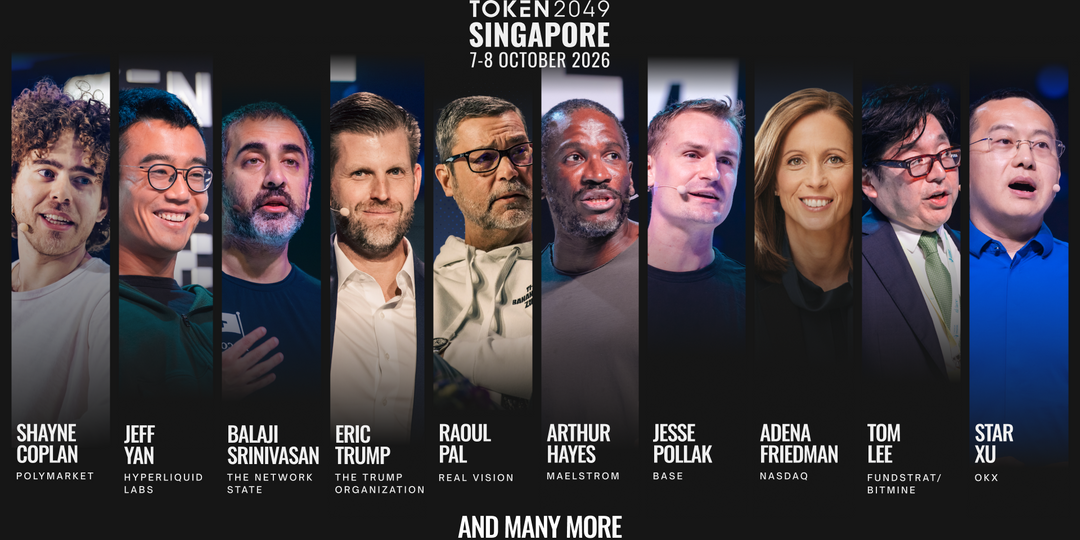 TOKEN2049 Singapore to return this October with 25,000 attendees and 1,000 side events