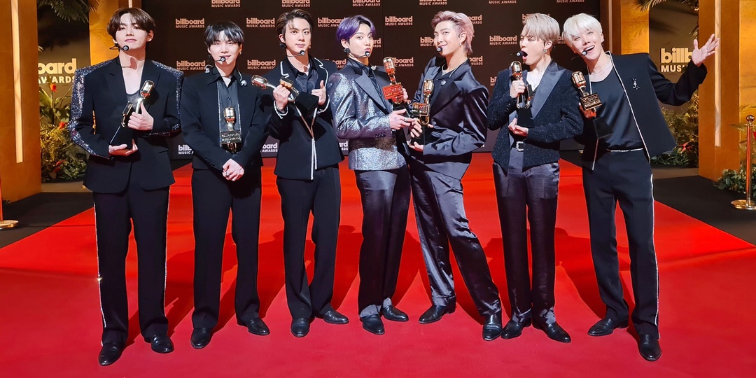 BTS win four Billboard Music Awards – Top Duo/Group, Top Song Sales, Top Social Artist, and Top Selling Song for 'Dynamite'