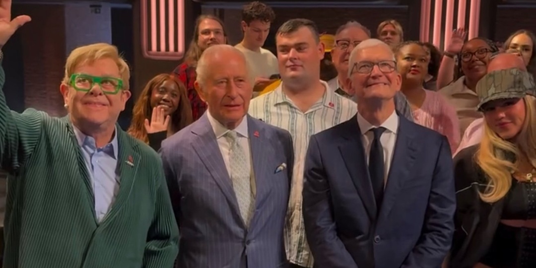 King Charles & Elton John joined young creatives at Apple Music Hall for King’s Trust Creative Labs launch