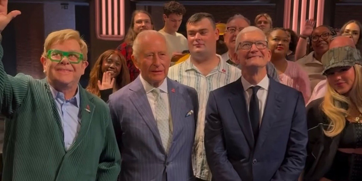 King Charles & Elton John joined young creatives at Apple Music Hall for King’s Trust Creative Labs launch