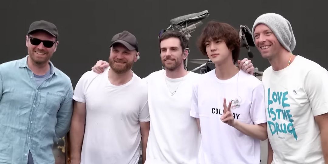 Coldplay perform BTS Jin's 'The Astronaut' with Jacob Collier and Jason Max Ferdinand Singers on Saturday Night Live