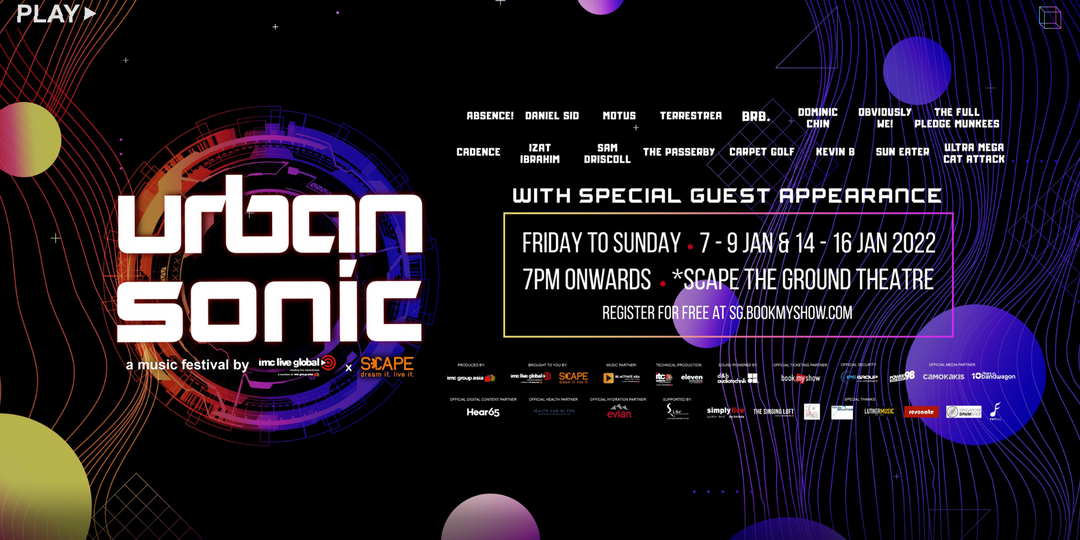 IMC Live Global, *SCAPE presents urban sonic Music Festival - The Full Pledge Munkees, brb., Carpet Golf, Daniel Sid, and more