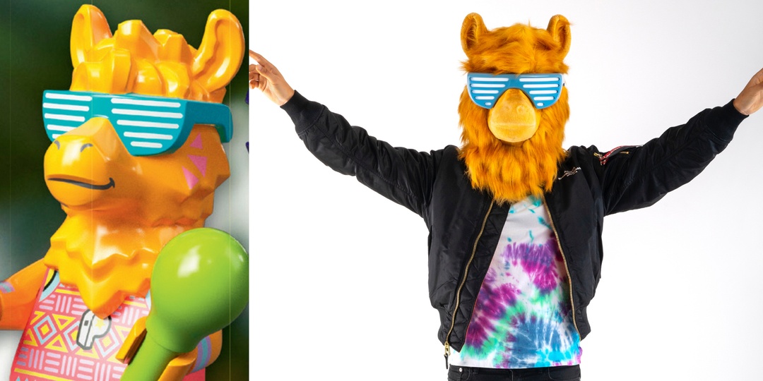 L.L.A.M.A. becomes first human version of a LEGO mini-figure to sign a record deal