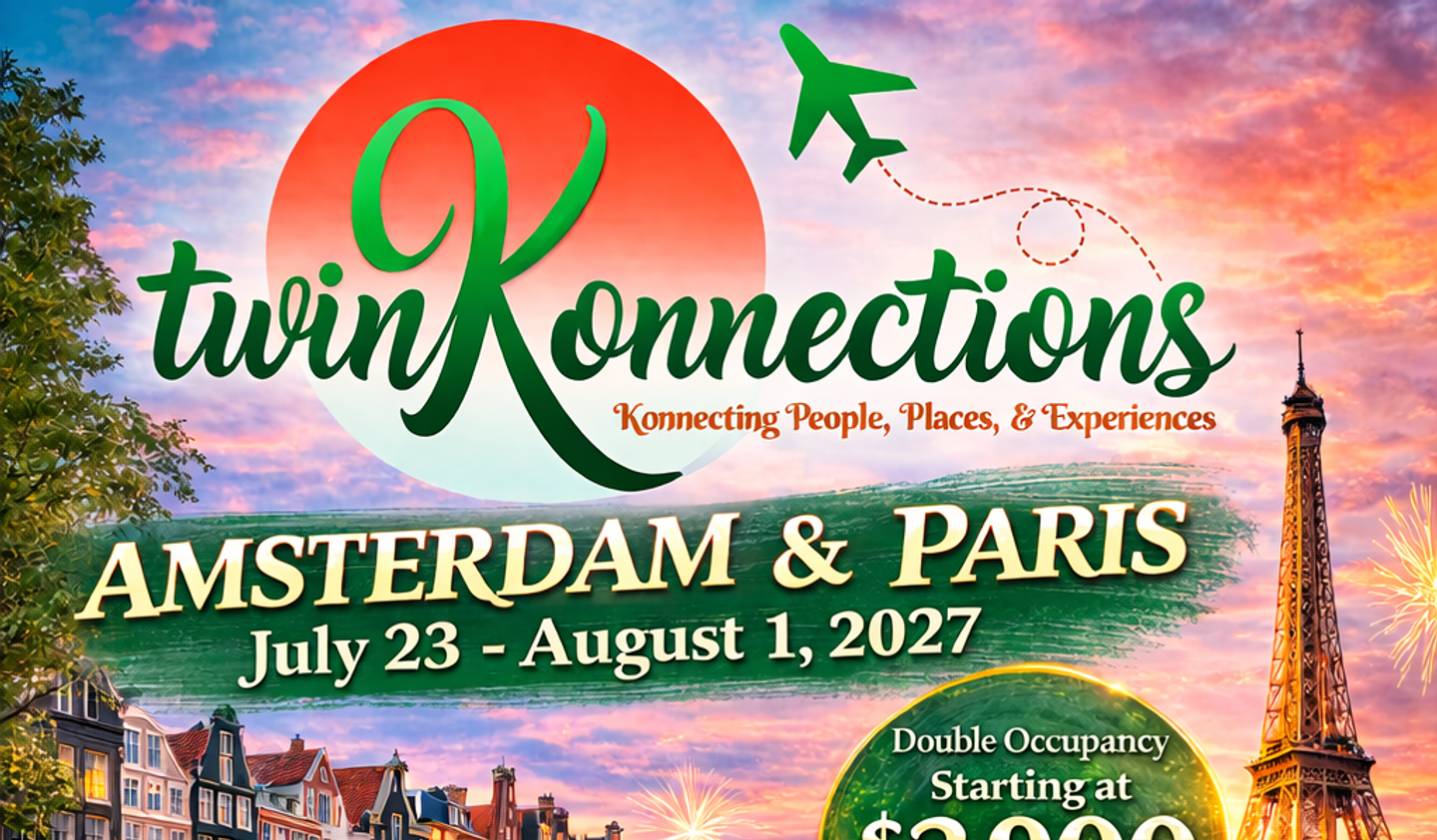 TwinKonnections Presents: Amsterdam and Paris - July 2027