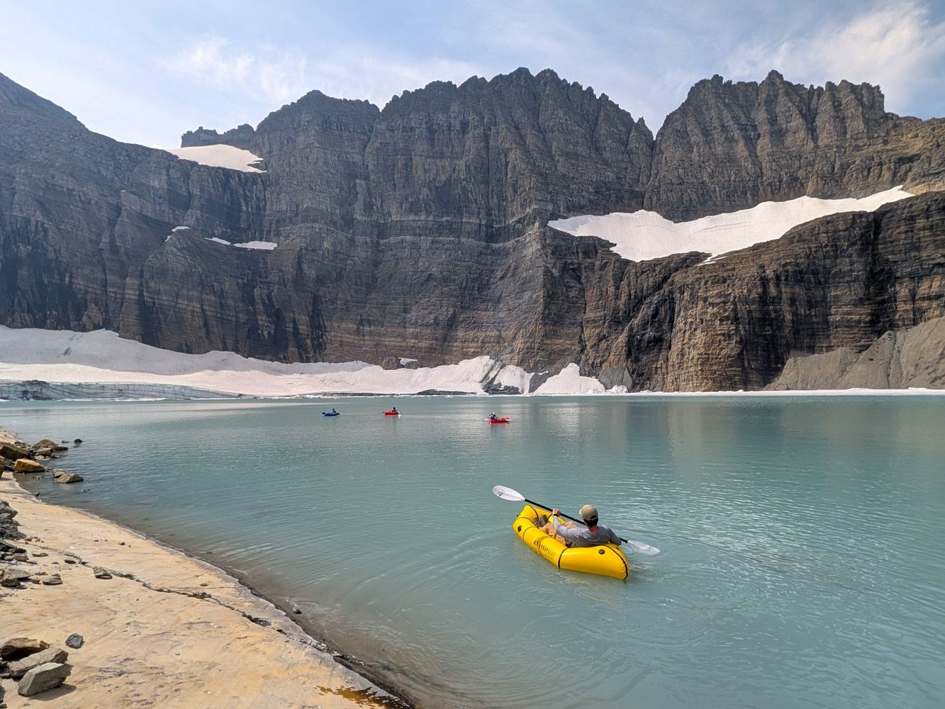 Glacier National Park Alpine Lake Packraft Floats