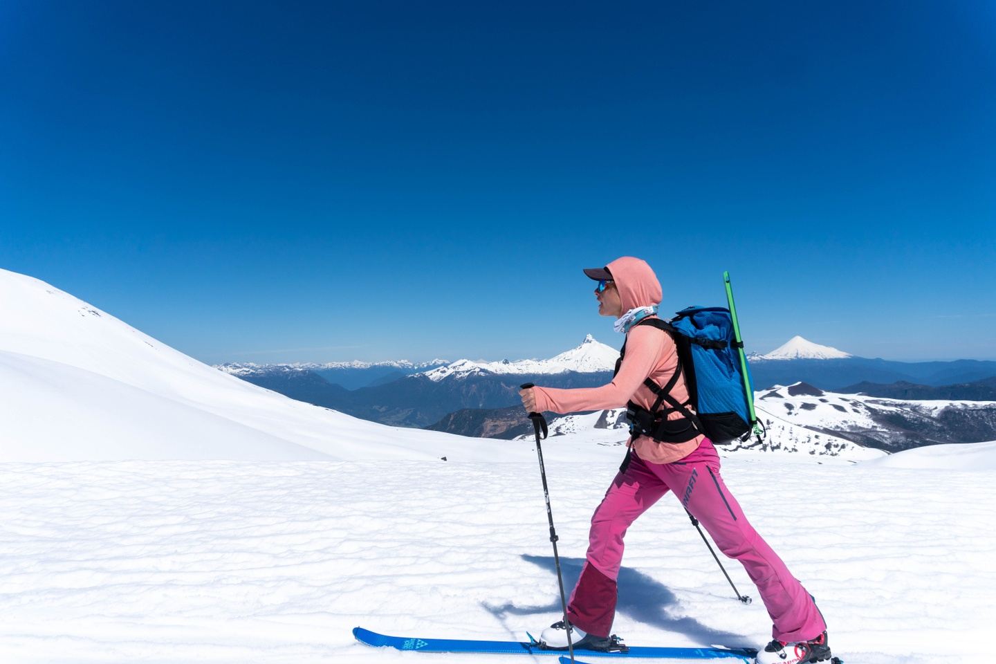Chile Iconic's volcanos backcountry tour