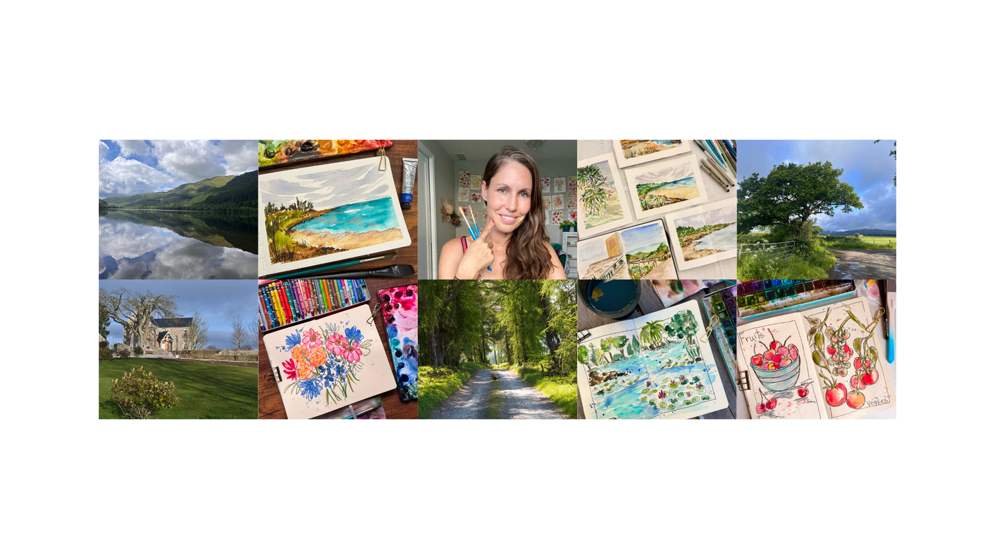 Expressive Watercolor and Self-Reflection with Tammy Kaye