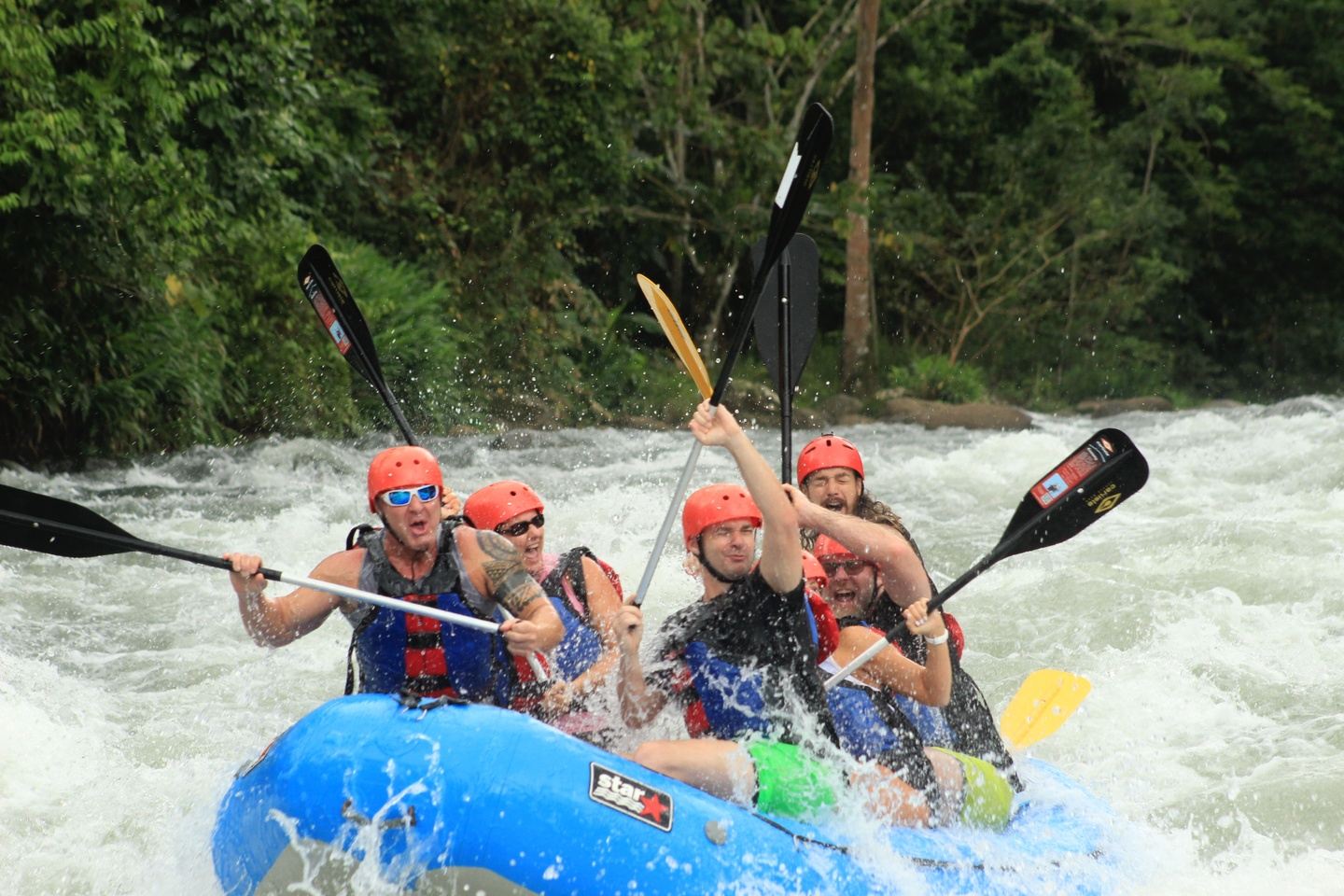 River Rafting Tour From La Fortuna