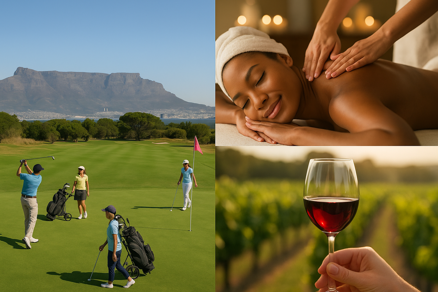 South Africa - Golf & Spa Getaway + Safari Add On