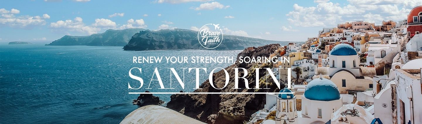 Soaring In Santorini