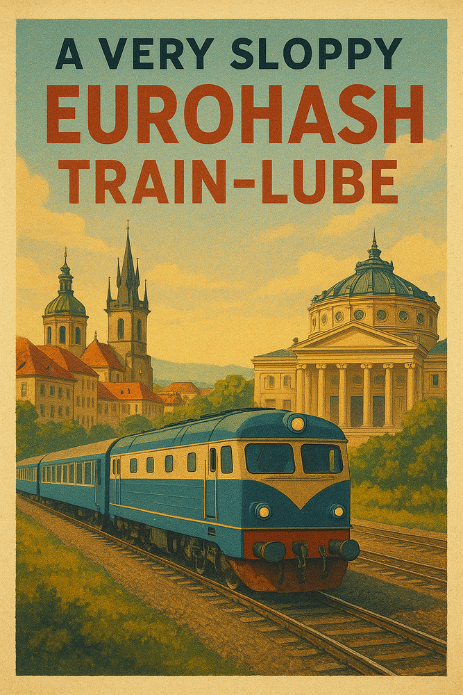 A Very Sloppy Eurohash Post-Lube Train!