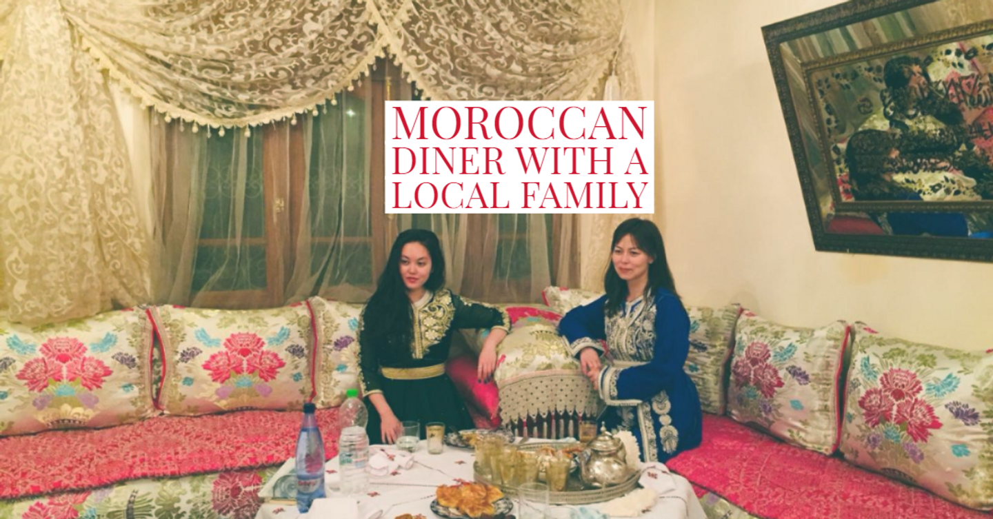 Moroccan Diner with a local Family