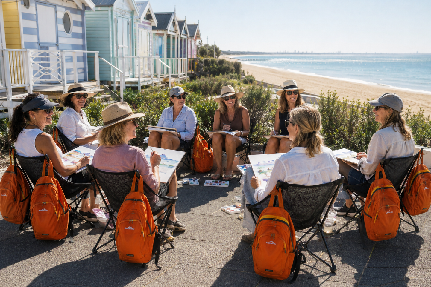 PAINT AND WALK™ Brighton Beach, Victoria 1pm - 4pm