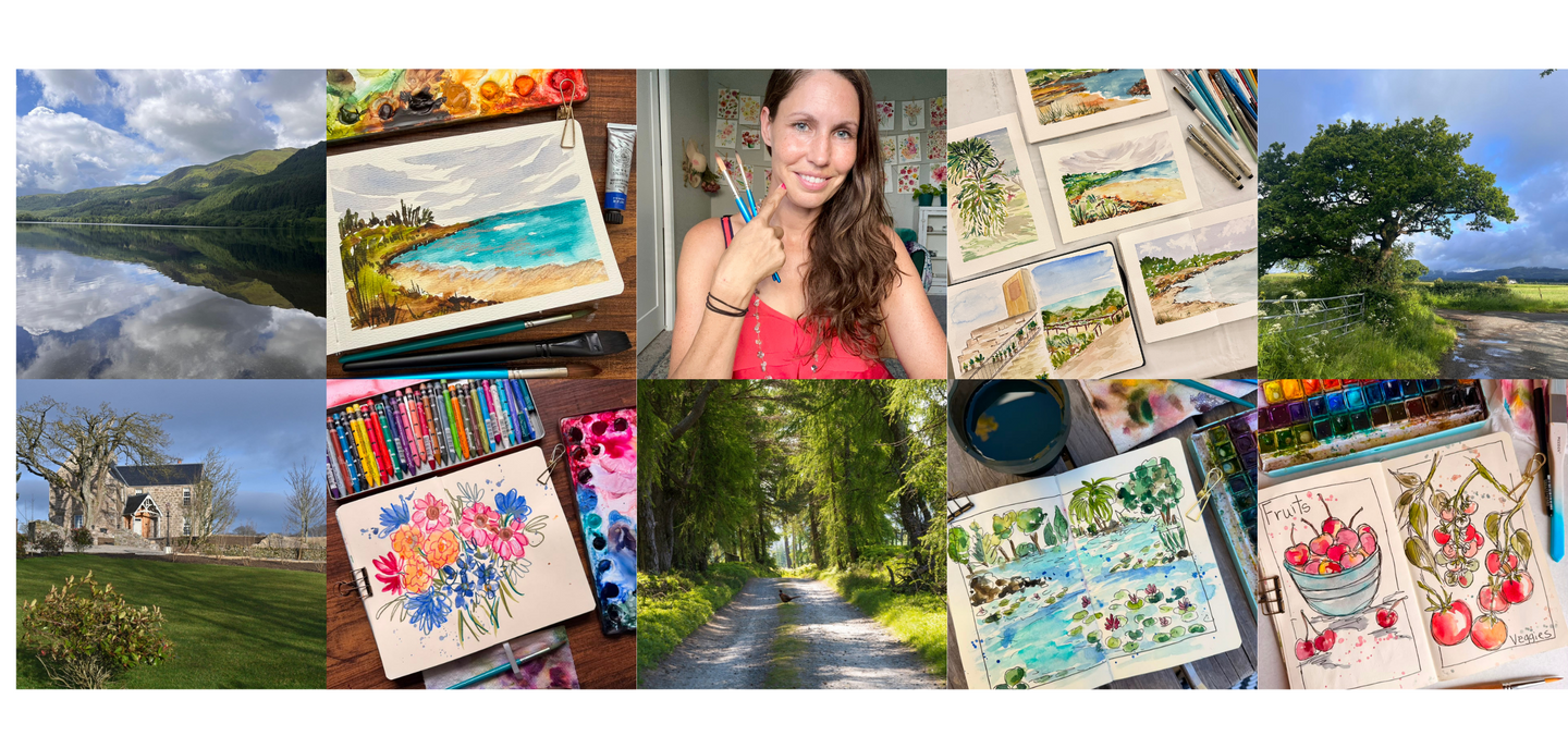 Expressive Watercolor and Self-Reflection with Tammy Kaye